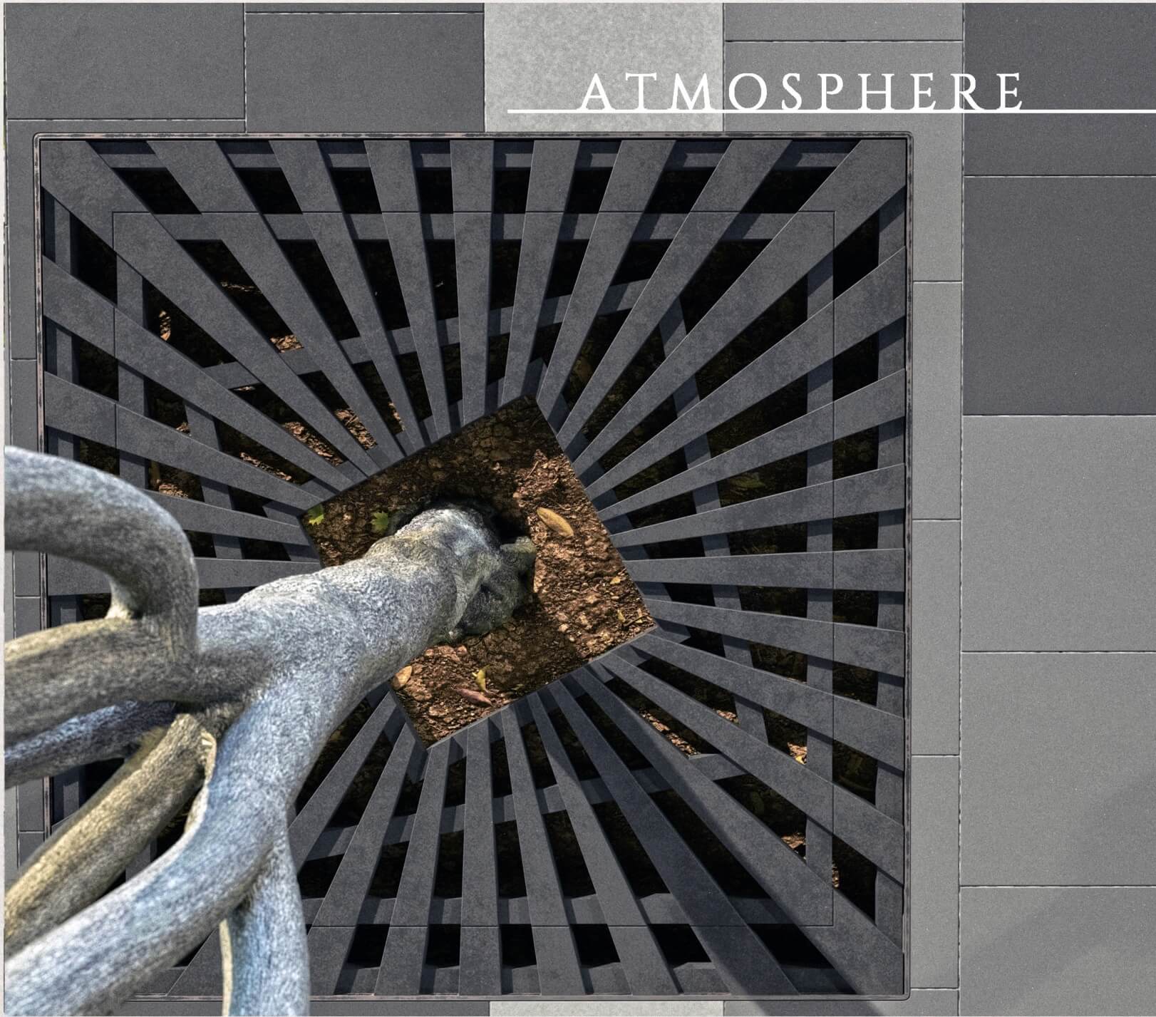 Приствольная решетка для дерева ZKING ATMOSPHERE 1.2х1.2м Черная в Воскресенске фото