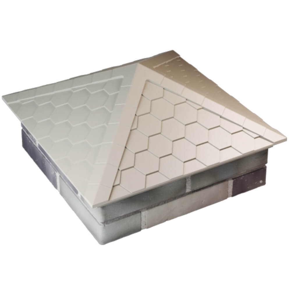 Колпак Zking Эверест Бежевый на столб 2х2 кирпича (535х535мм) Воскресенск фото