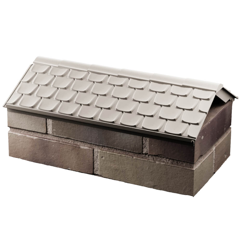 Парапет Zking Эльбрус Бежевый с посадкой на 1 кирпич (255мм) в Воскресенске фото