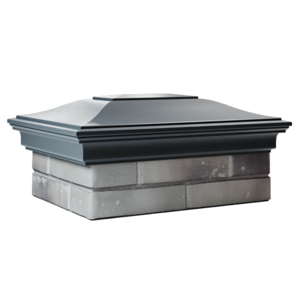 Колпак Zking Монблан Серый на столб 2х1.5 кирпича (515х385мм) в Воскресенске фото