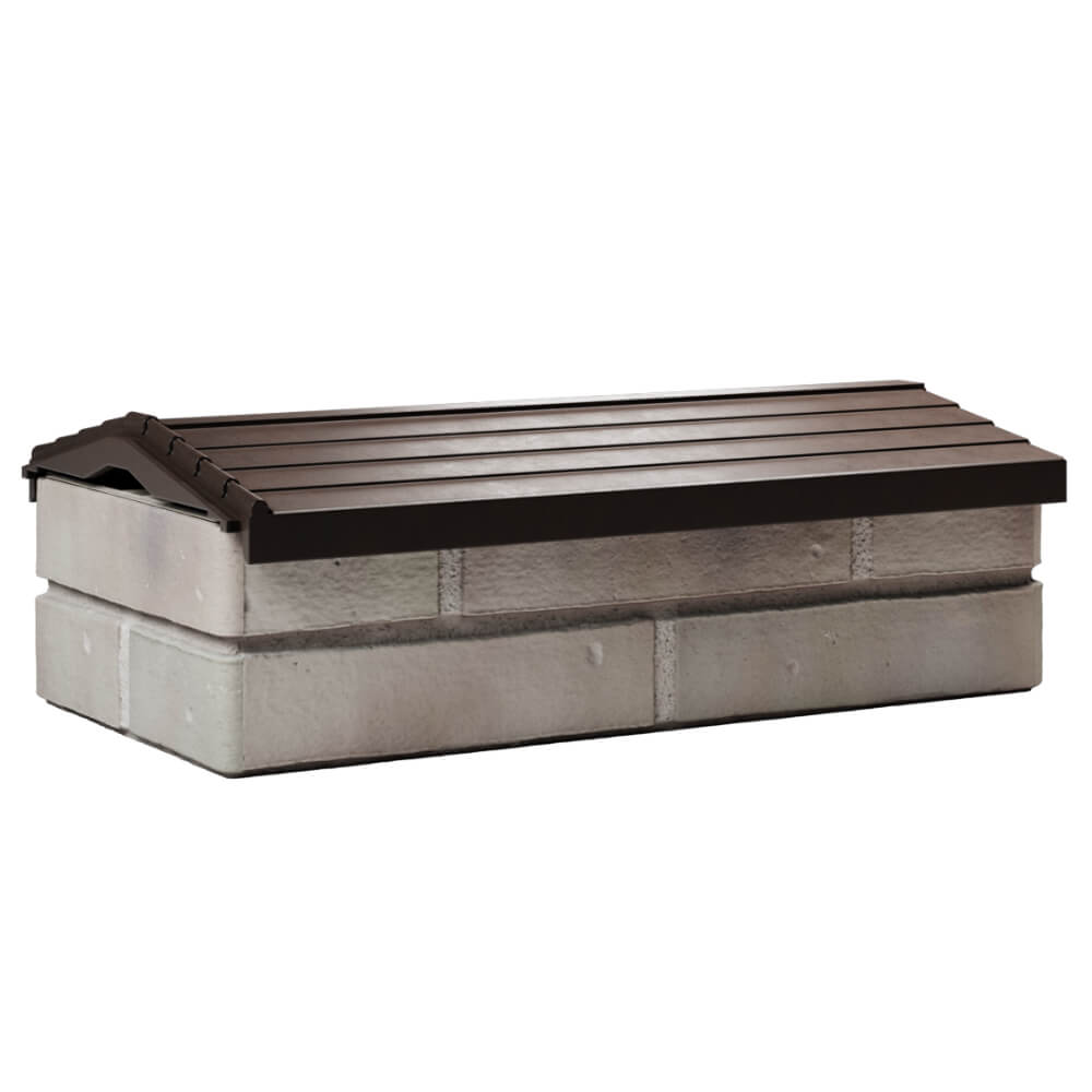 Парапет Zking Бона ХайТек Коричневый с посадкой на 1 кирпич (200/225/255мм) Воскресенск фото