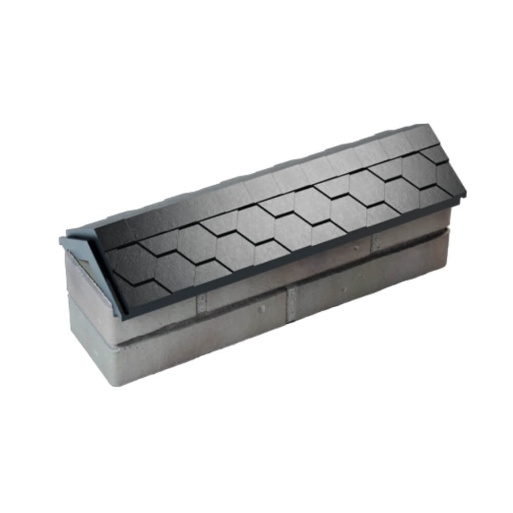 Парапет Zking Эверест Черный с посадкой на 0.5 кирпича (130мм) в Воскресенске фото