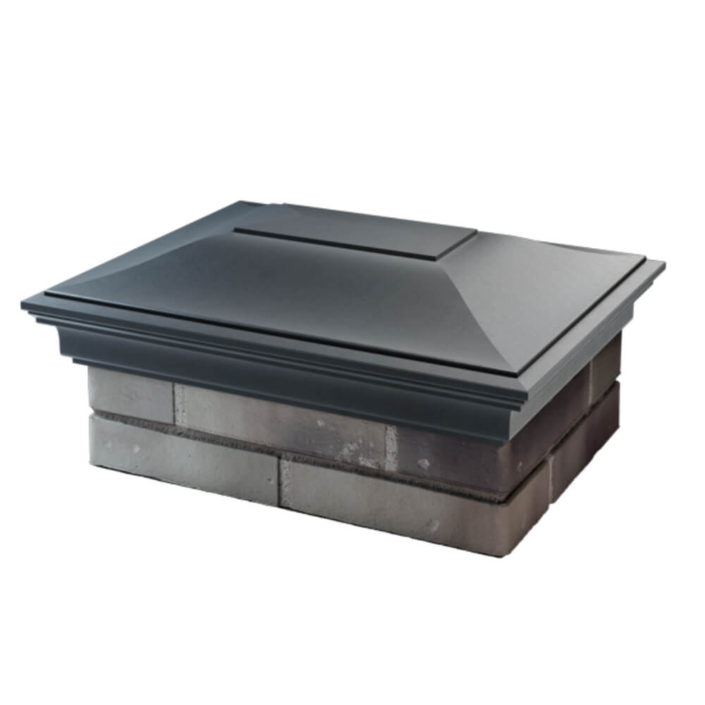 Колпак Zking Монблан Серый на столб 2х1.5 кирпича (515х385мм) в Воскресенске фото