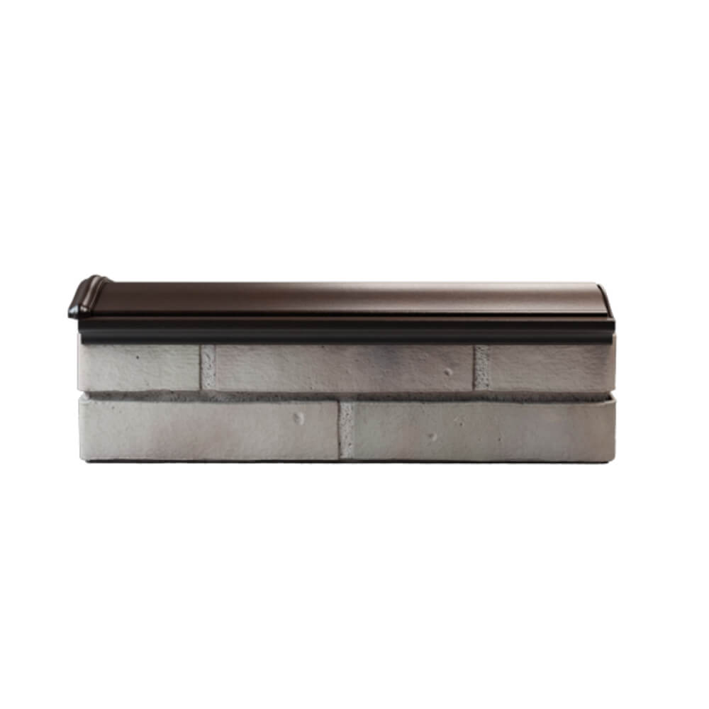 Парапет Zking Монблан Коричневый посадка на 0.5 кирпича (130мм) в Воскресенске фото