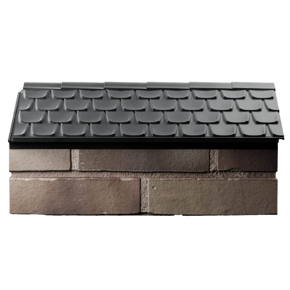 Парапет Zking Эльбрус Серый с посадкой на 1 кирпич (255мм) в Воскресенске фото