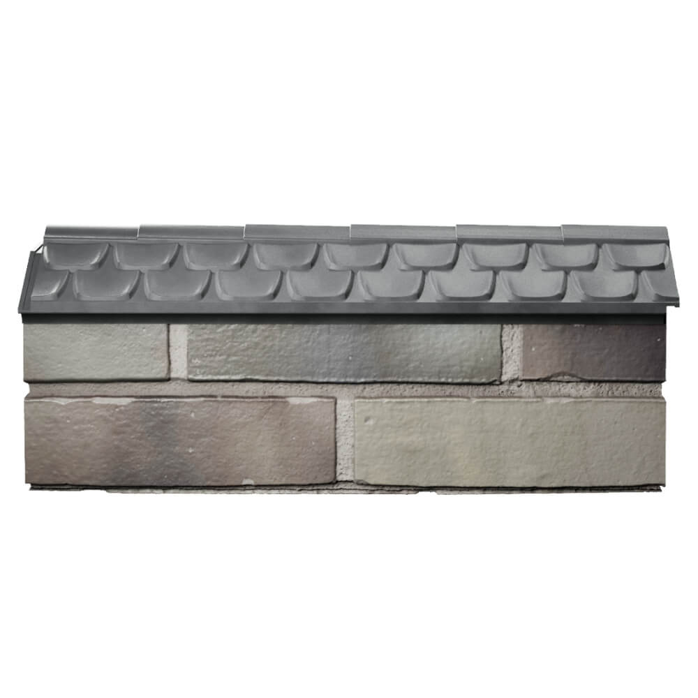 Парапет Zking Эльбрус Серый с посадкой на 0.5 кирпича (130мм) в Воскресенске фото