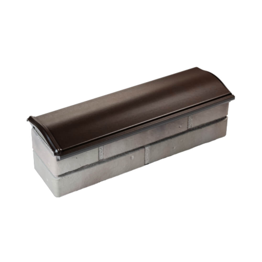 Парапет Zking Монблан Коричневый посадка на 0.5 кирпича (130мм) в Воскресенске фото