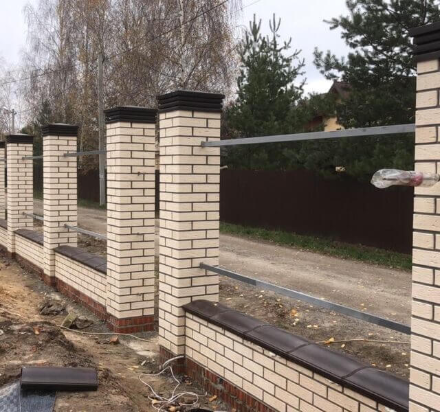 Колпак Zking Бона ХайТек Коричневый на столб 1.5х1.5 кирпича (385х385мм) в Воскресенске фото