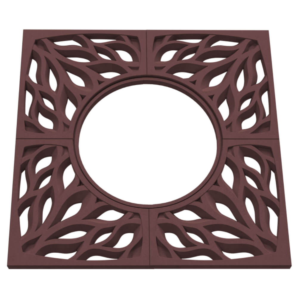 Приствольная решетка для дерева ZKING CRUST 1.2х1.2м Коричневая в Воскресенске фото