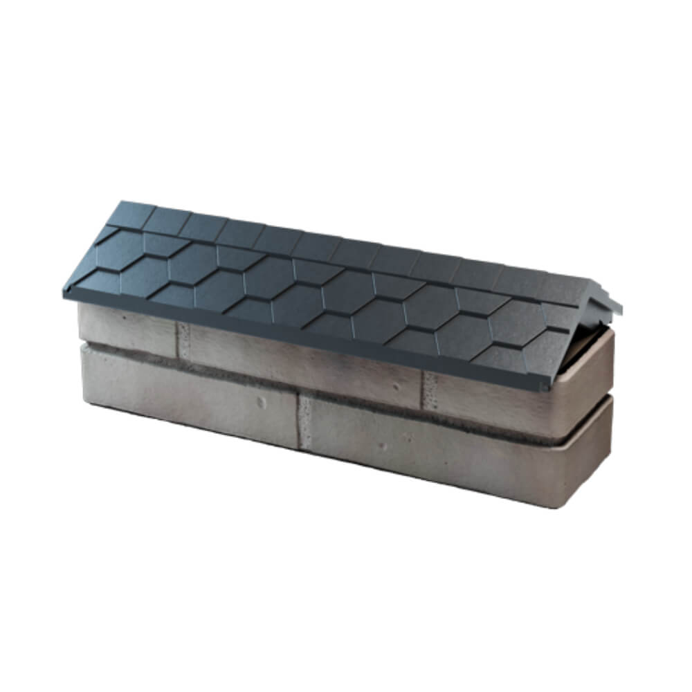 Парапет Zking Эверест Серый с посадкой на 0.5 кирпича (130мм) в Воскресенске фото