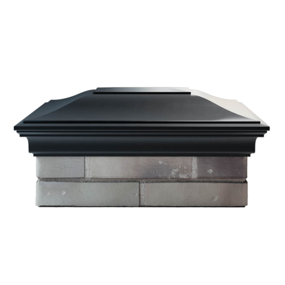 Колпак Zking Монблан Черный на столб 2х1.5 кирпича (515х385мм) в Воскресенске фото