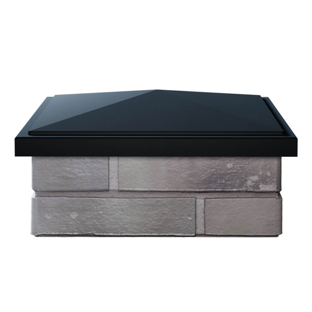 Колпак Zking БонаМоно Черный на столб 1.5х1.5 кирпича (385х385, 400х400мм) Воскресенск фото