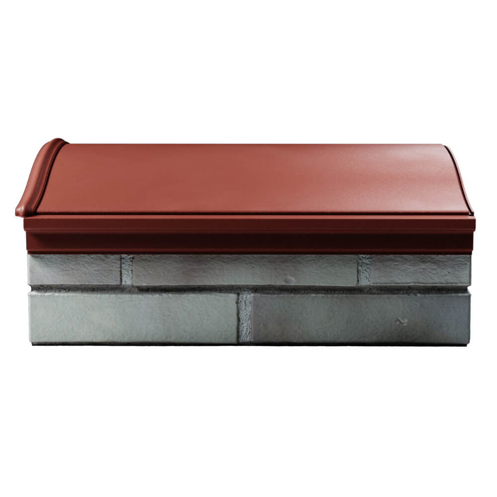 Парапет Zking Монблан Красный посадка на 1.5 кирпича (355/385мм) в Воскресенске фото