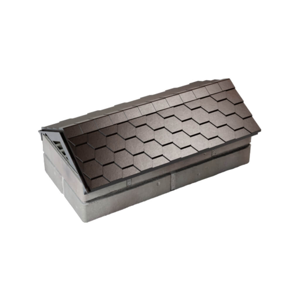 Парапет Zking Эверест Коричневый с посадкой на 1 кирпич (200/225/255мм) в Воскресенске фото