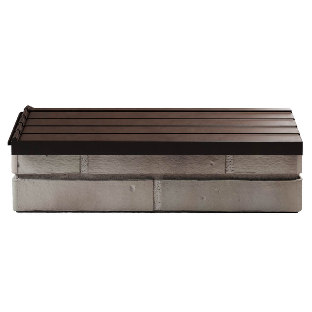 Парапет Zking Бона ХайТек Коричневый с посадкой на 1 кирпич (200/225/255мм) в Воскресенске фото