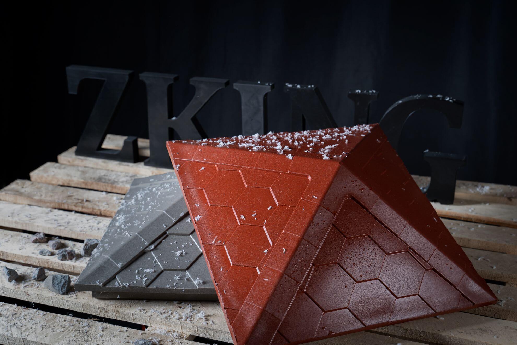 Колпак Zking Эверест Красный на столб 1.5х1.5 кирпича (390х390мм) в Воскресенске фото