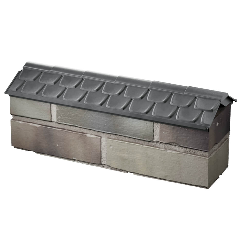 Парапет Zking Эльбрус Серый с посадкой на 0.5 кирпича (130мм) в Воскресенске фото