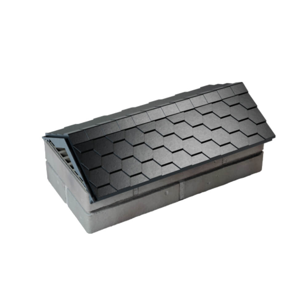 Парапет Zking Эверест Черный с посадкой на 1 кирпич (200/225/255мм) в Воскресенске фото