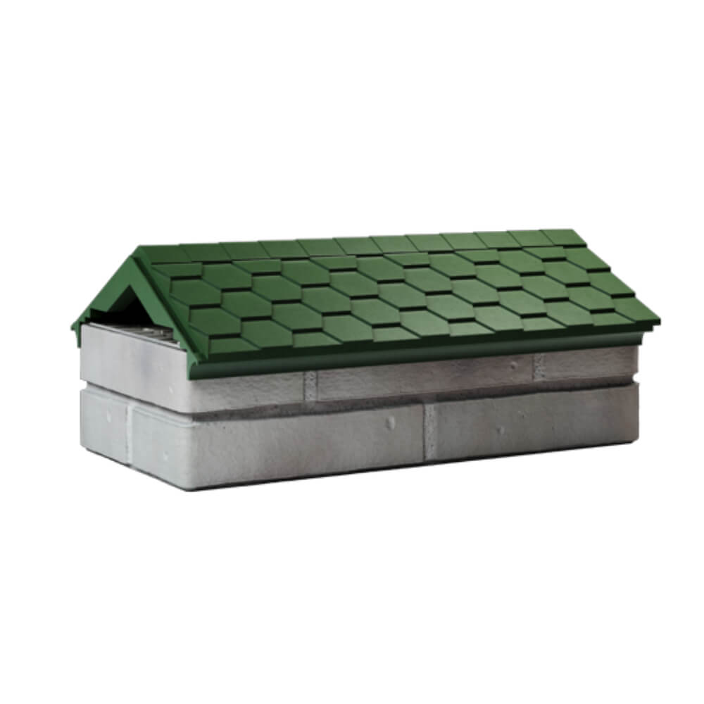 Парапет Zking Эверест Зеленый с посадкой на 1 кирпич (200/225/255мм) Воскресенск фото