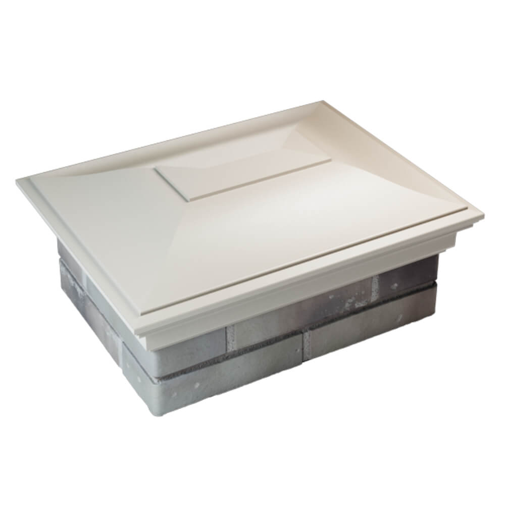 Колпак Zking Монблан Бежевый на столб 2х1.5 кирпича (515х385мм) Воскресенск фото