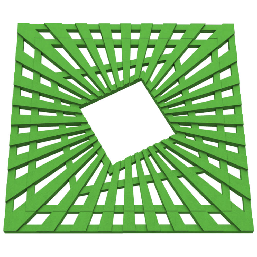 Приствольная решетка для дерева ZKING ATMOSPHERE 1.2х1.2м Зеленая в Воскресенске фото