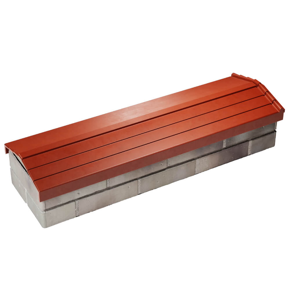 Парапет Zking Бона ХайТек Красный посадка на 0.5 кирпича (130мм) в Воскресенске фото