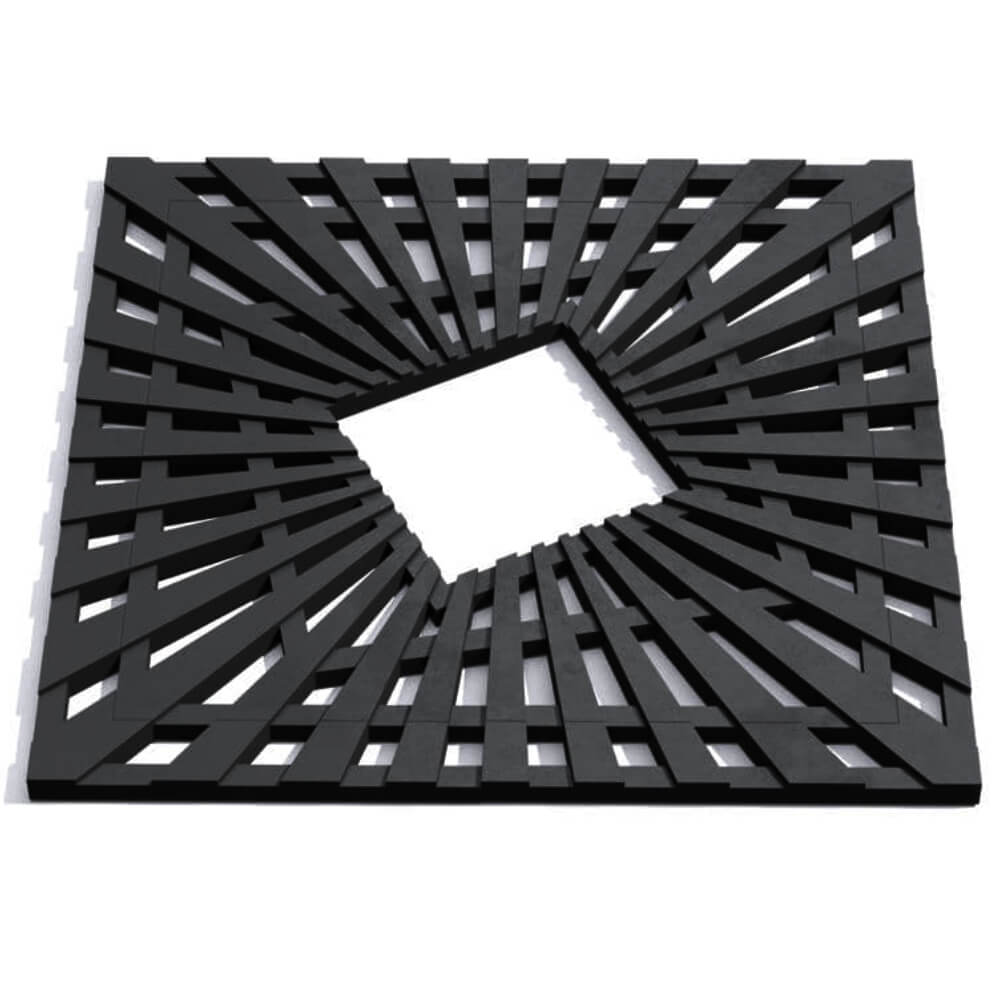 Приствольная решетка для дерева ZKING ATMOSPHERE 1.2х1.2м Черная Воскресенск фото