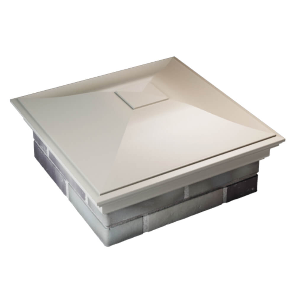 Колпак Zking Монблан Бежевый на столб 2х2 кирпича (515х515мм) Воскресенск фото