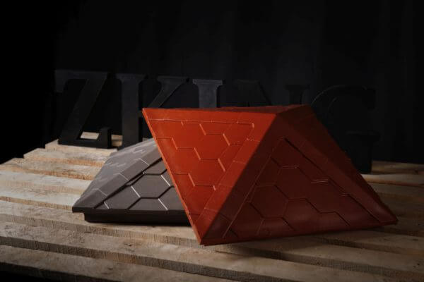 Колпак Zking Эверест Красный на столб 1.5х1.5 кирпича (390х390мм) в Воскресенске фото