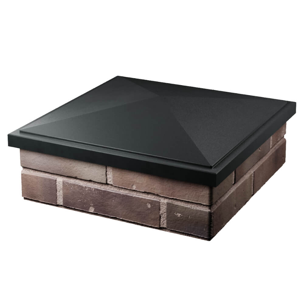 Колпак Zking БонаМоно Черный на столб 2х2 кирпича (515х515, 530х530мм) в Воскресенске фото