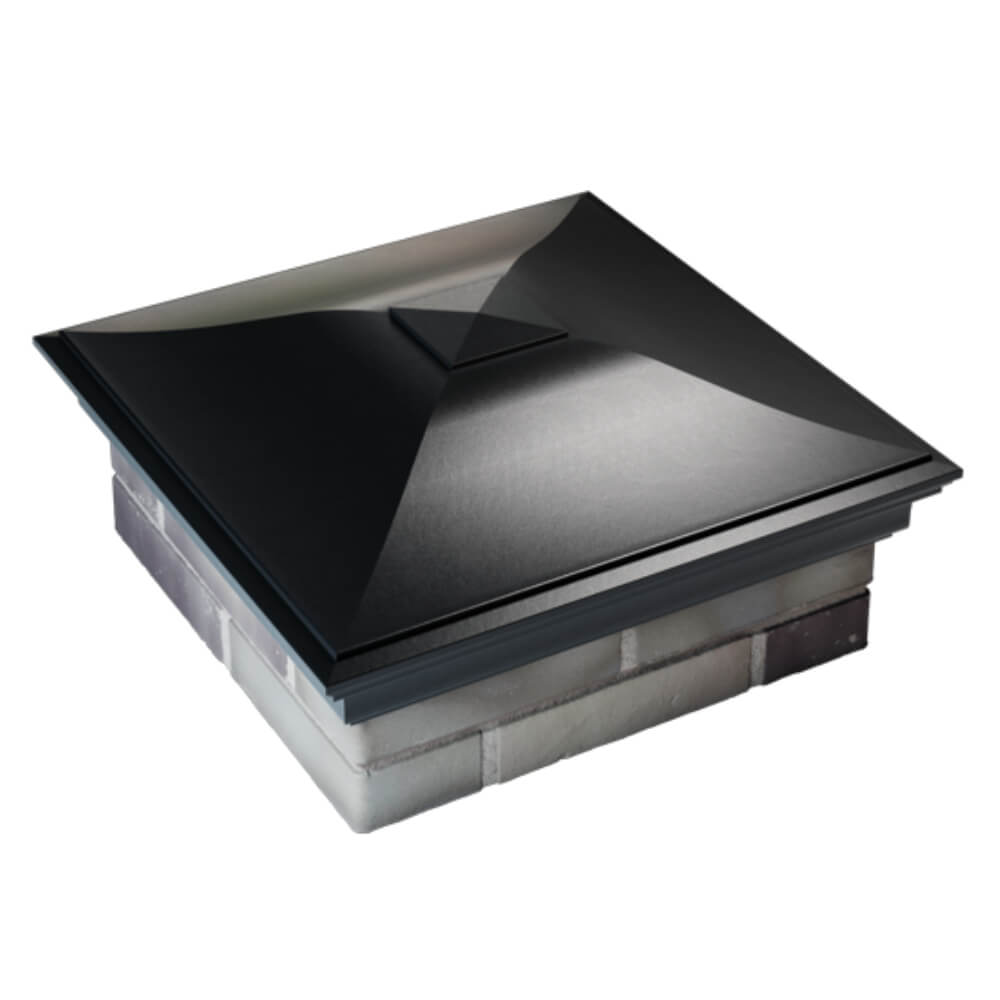 Колпак Zking Монблан Черный на столб 2х2 кирпича (515х515мм) Воскресенск фото