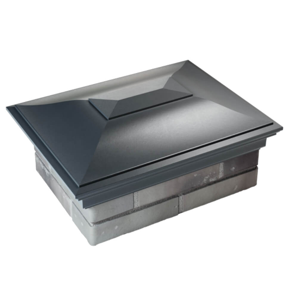 Колпак Zking Монблан Серый на столб 2х1.5 кирпича (515х385мм) Воскресенск фото