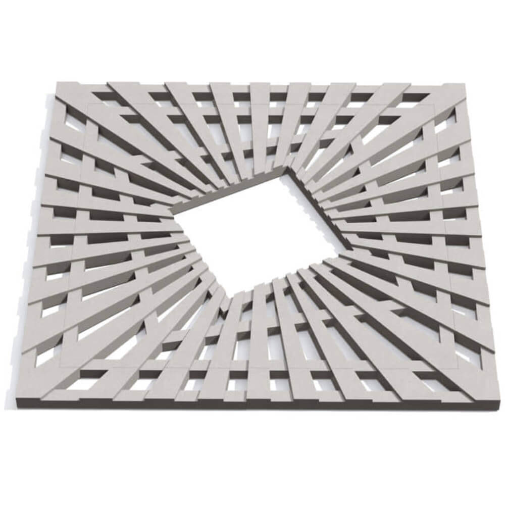 Приствольная решетка для дерева ZKING ATMOSPHERE 1.2х1.2м Бежевая Воскресенск фото