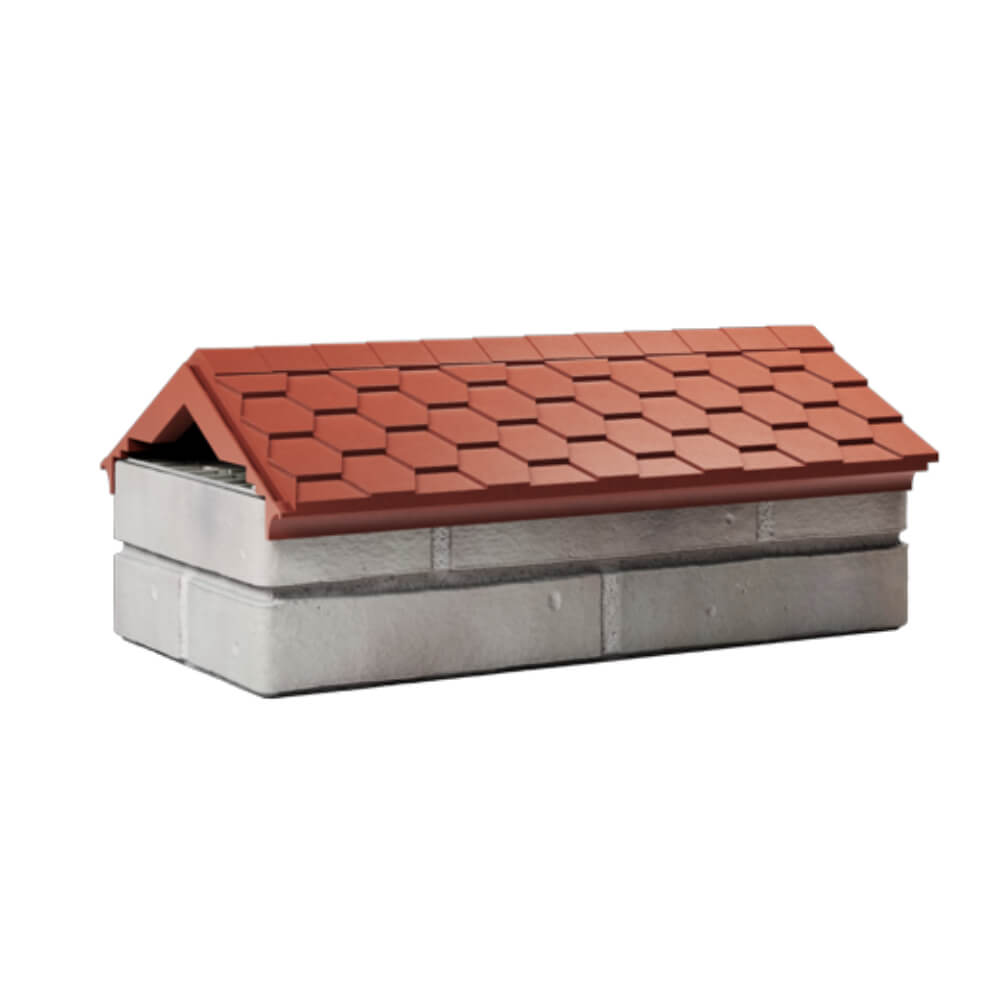 Парапет Zking Эверест Красный с посадкой на 1 кирпич (200/225/255мм) Воскресенск фото