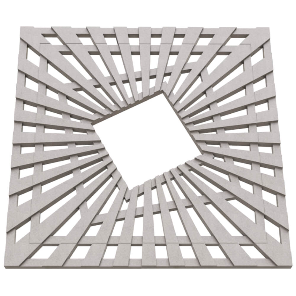 Приствольная решетка для дерева ZKING ATMOSPHERE 1.2х1.2м Бежевая в Воскресенске фото