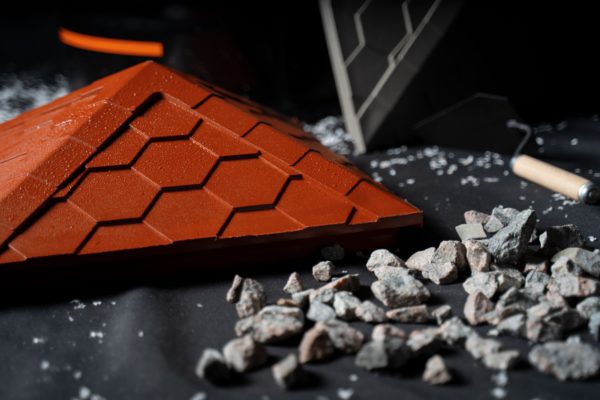 Колпак Zking Эверест Красный на столб 1.5х1.5 кирпича (390х390мм) в Воскресенске фото