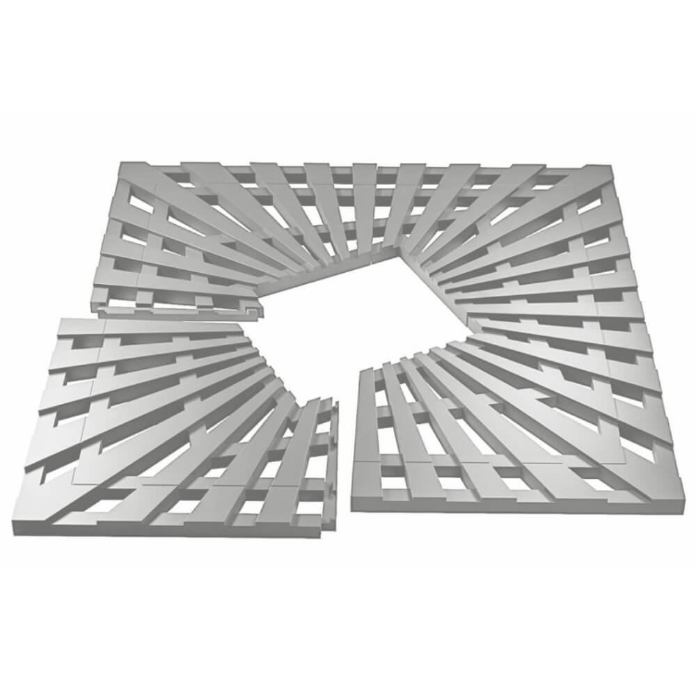 Приствольная решетка для дерева ZKING ATMOSPHERE 1.2х1.2м Бежевая в Воскресенске фото