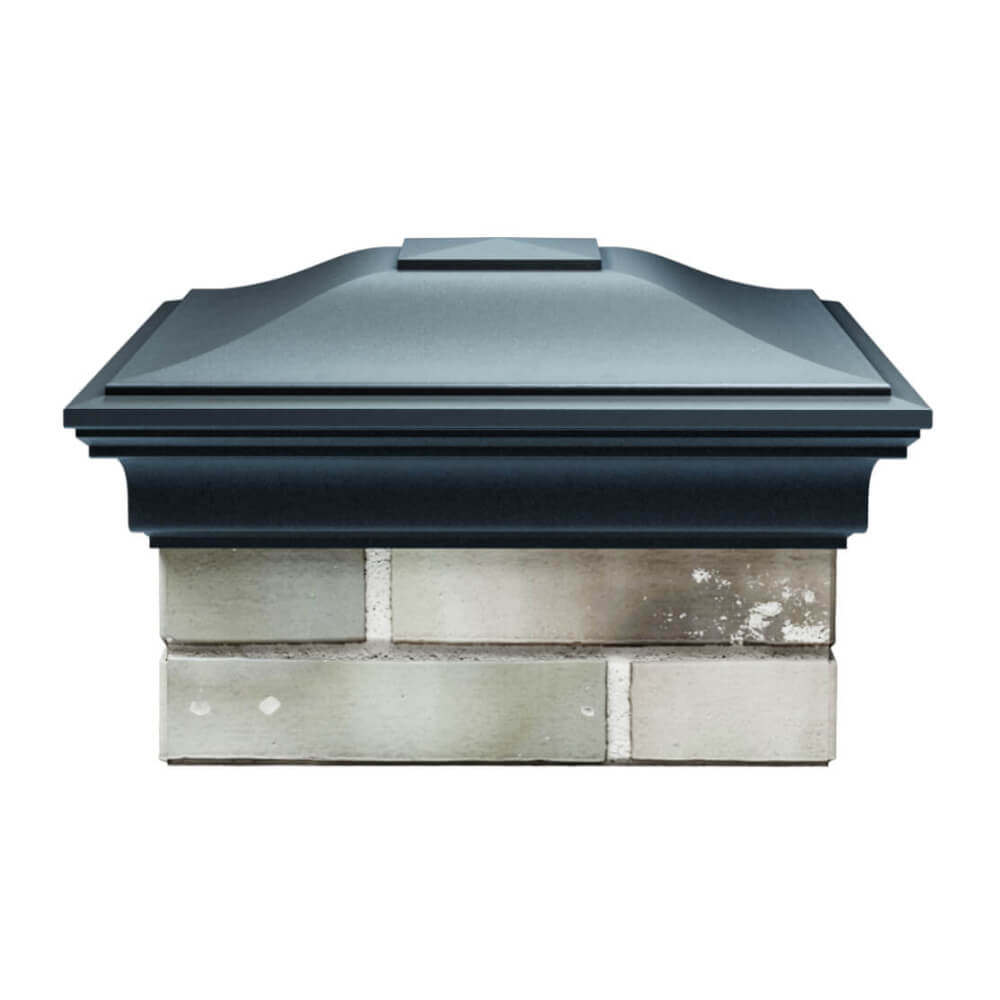 Колпак Zking Монблан Серый на столб 1.5х1.5 еврокирпича 0.7НФ (355х355мм) Воскресенск фото