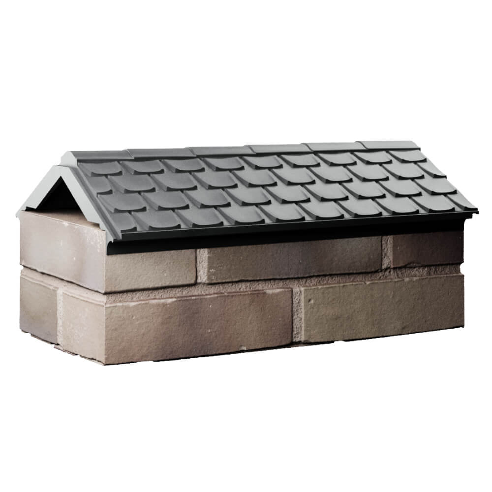 Парапет Zking Эльбрус Серый с посадкой на 1 кирпич (255мм) Воскресенск фото