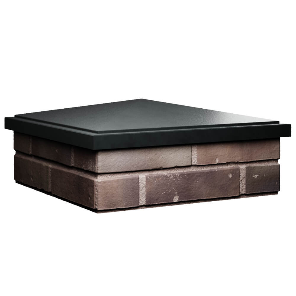 Колпак Zking БонаМоно Черный на столб 2х2 кирпича (515х515, 530х530мм) в Воскресенске фото