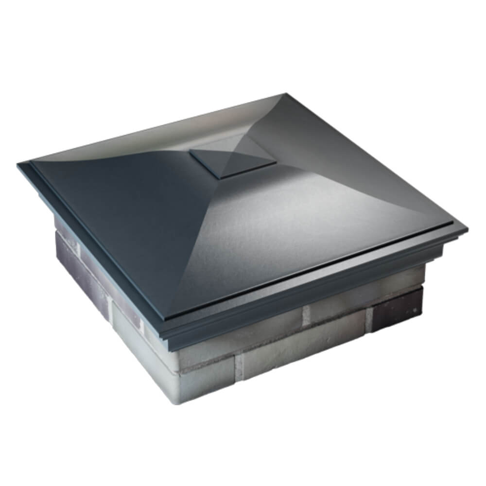 Колпак Zking Монблан Серый на столб 2х2 кирпича (515х515мм) Воскресенск фото