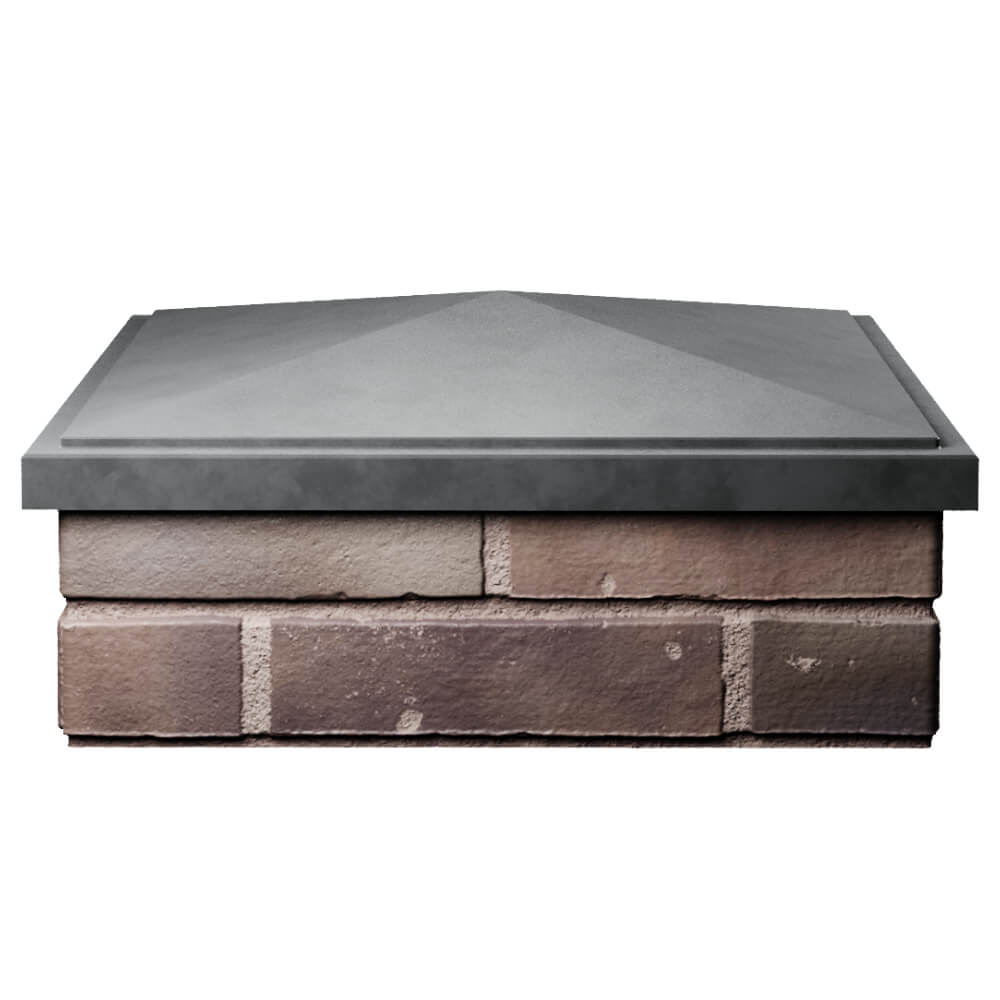 Колпак Zking БонаМоно Серый на столб 2х2 кирпича (515х515, 530х530мм) Воскресенск фото