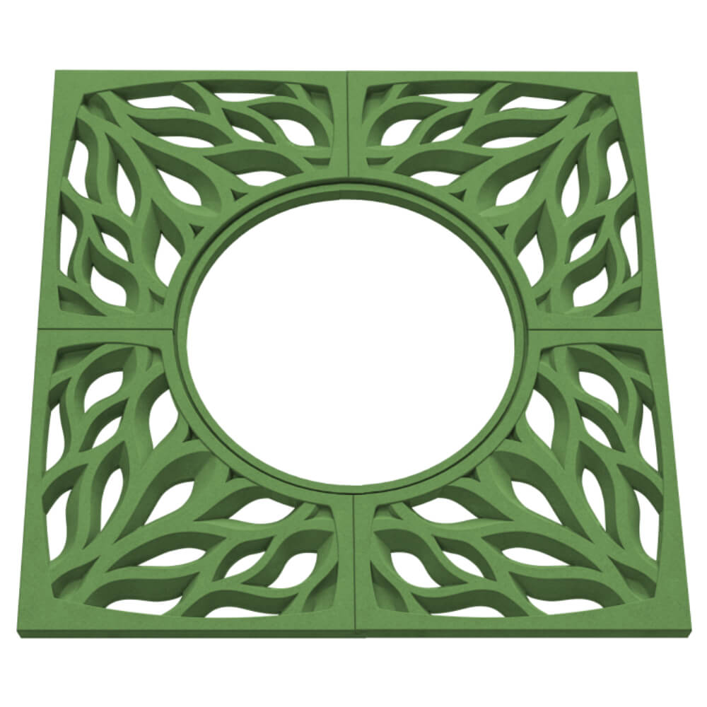 Приствольная решетка для дерева ZKING CRUST 1.2х1.2м Зеленая в Воскресенске фото