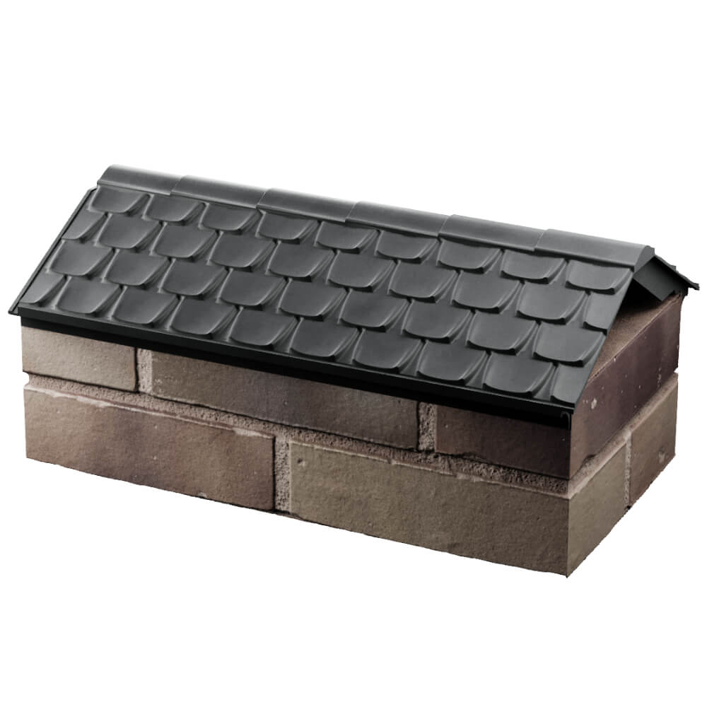 Парапет Zking Эльбрус Серый с посадкой на 1 кирпич (255мм) в Воскресенске фото