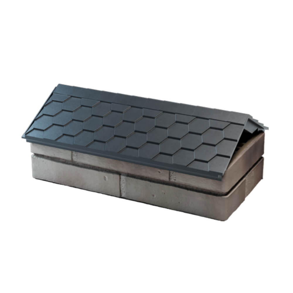 Парапет Zking Эверест Серый с посадкой на 1 кирпич (200/225/255мм) в Воскресенске фото