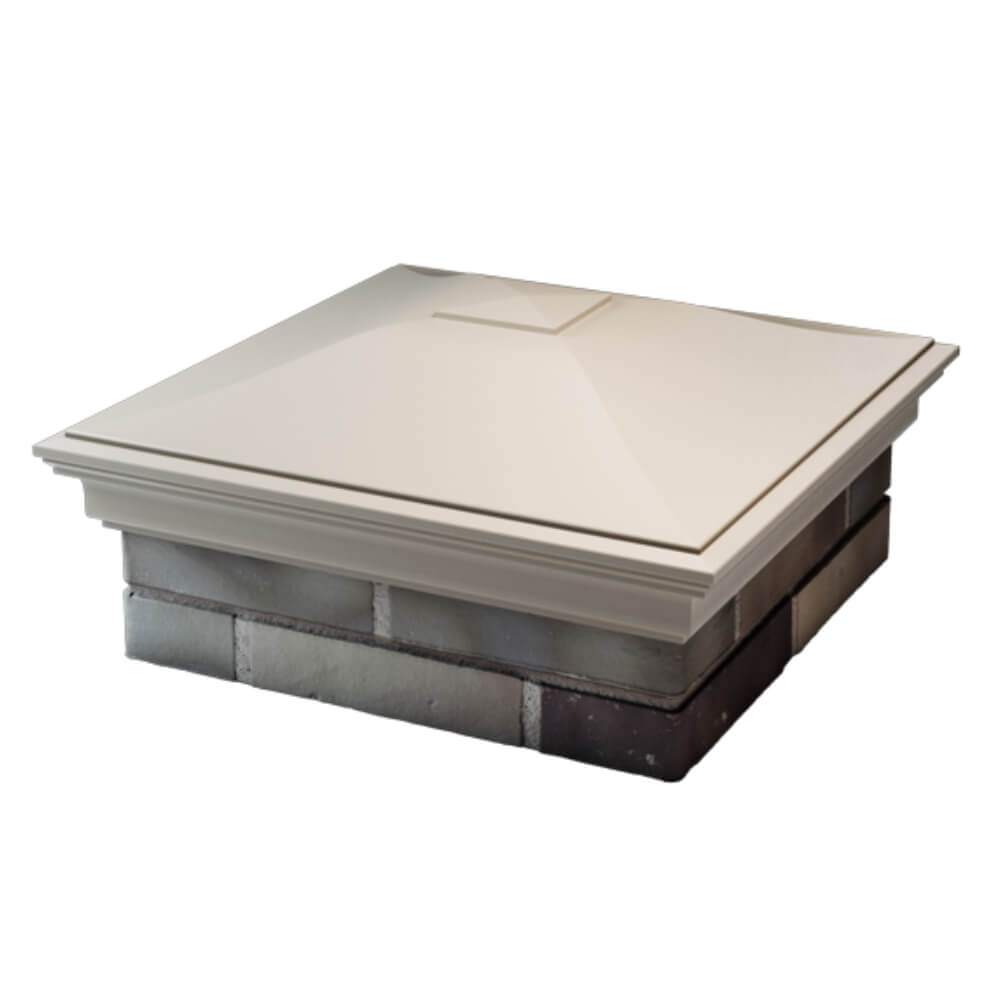 Колпак Zking Монблан Бежевый на столб 2х2 кирпича (515х515мм) в Воскресенске фото