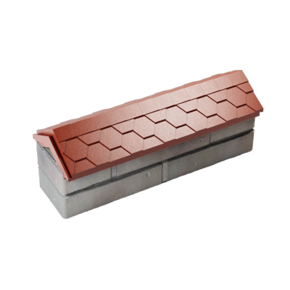 Парапет Zking Эверест Красный с посадкой на 0.5 кирпича (130мм) в Воскресенске фото