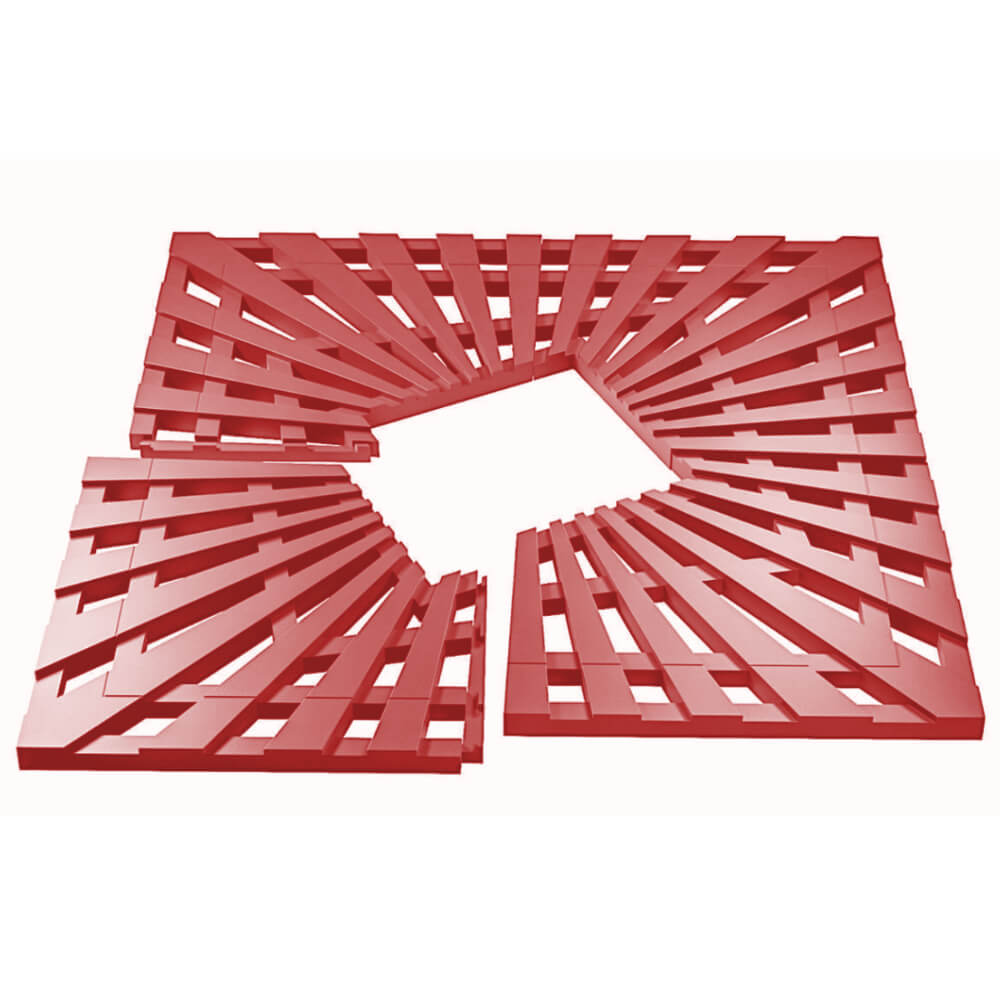 Приствольная решетка для дерева ZKING ATMOSPHERE 1.2х1.2м Красная в Воскресенске фото