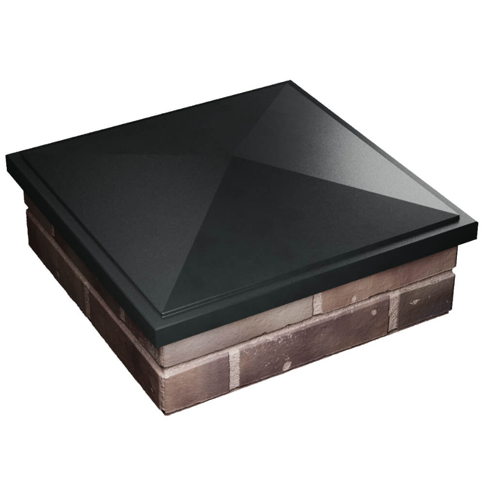 Колпак Zking БонаМоно Черный на столб 2х2 кирпича (515х515, 530х530мм) в Воскресенске фото