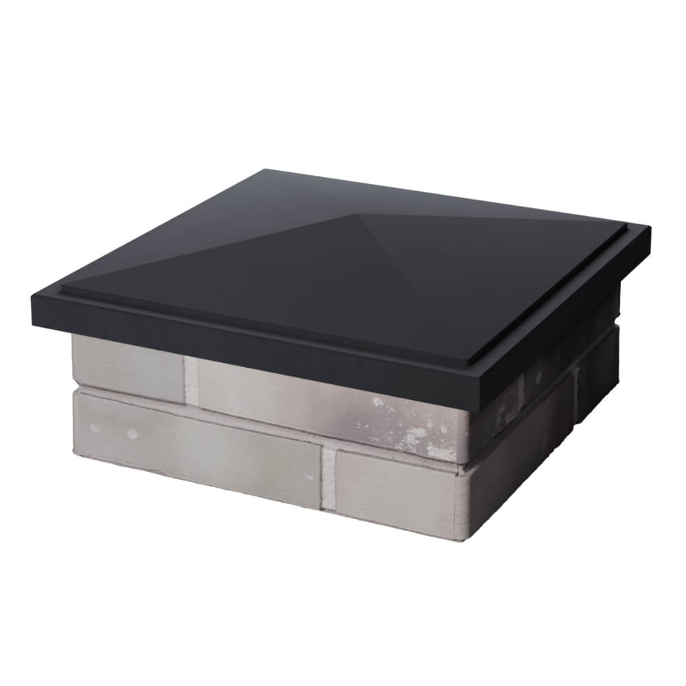 Колпак Zking БонаМоно Серый на столб 1.5х1.5 кирпича (385х385, 400х400мм) в Воскресенске фото